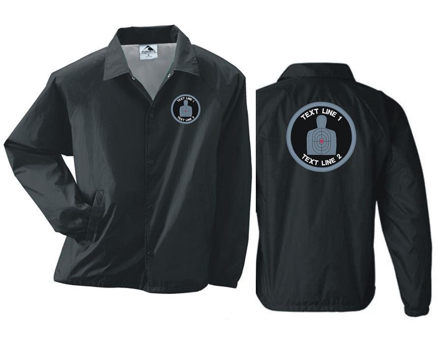 Custom Firearms Windbreaker Embroidered #931 (image for) Custom Firearms Windbreaker Embroidered #931